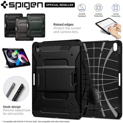 SPIGEN Tough Armor Pro for iPad Air 11-inch M4/M3/M2 (2026/2025/2024) / 10.9-inch 5th Gen (2022) / 10.9-inch 4th Gen (2020) Case