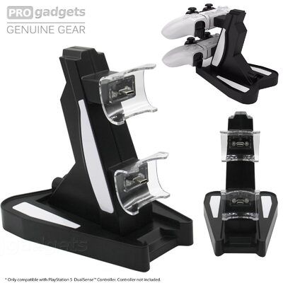 For Sony PlayStation PS5 Controller Charger Dock Station Dual USB Fast Charging