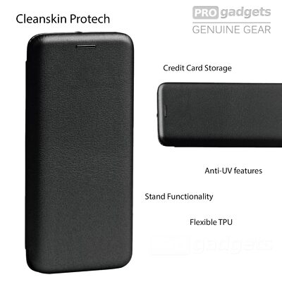 CLEANSKIN Elegant Mag Latch Flip Wallet Cover for Apple iPhone 11 Pro Case - Unpackaged