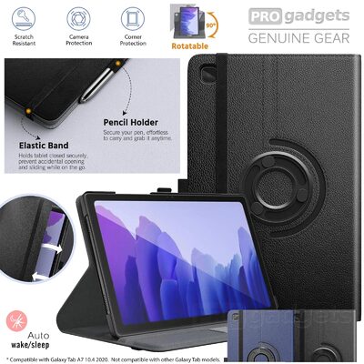 MOKO 90 Degree Rotating Leather Protective Case Cover for Samsung Galaxy Tab A7 10.4 2020