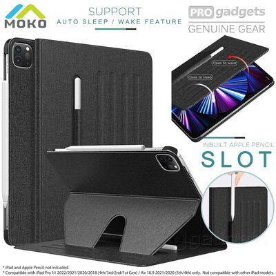 MoKo Shockproof Magnetic Stand Case for iPad Pro 11 (2022/2021/2020/2018) / iPad Air 10.9 (2022/2020)