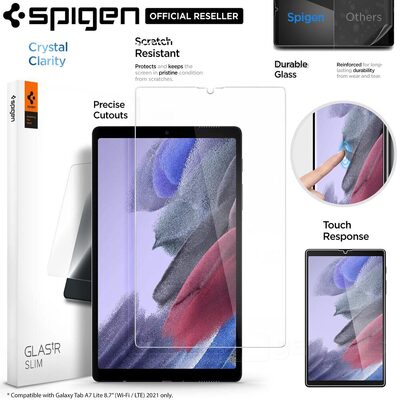 SPIGEN Glas.tR Slim HD for Galaxy Tab A7 Lite 8.7" 2021 Glass Screen Protector