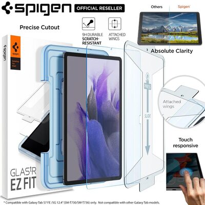SPIGEN Glas.tR EZ Fit for Galaxy Tab S7 FE/5G 12.4 Glass Screen Protector
