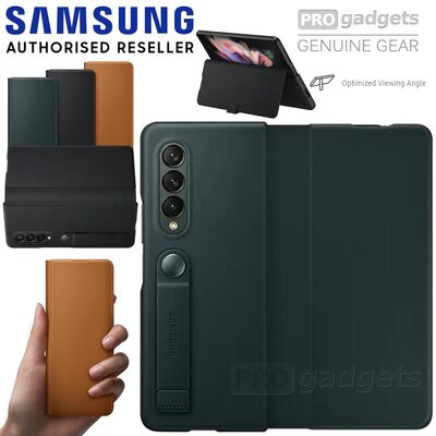 Samsung Leather Flip Case for Galaxy Z Fold 3