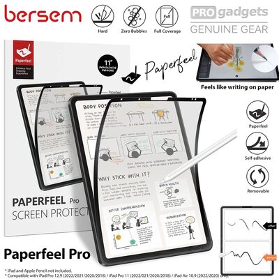 Bersem Paperfeel Pro Film Screen Protector for iPad Pro 11 (2022/2021/2020/2018) iPad Air 10.9 (2022/2020)