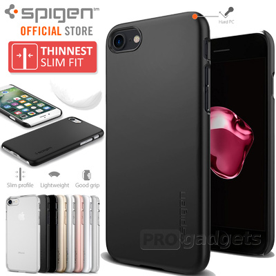 iPhone 7 Case, Genuine SPIGEN Ultra THIN FIT Exact-Fit SLIM Cover for Apple