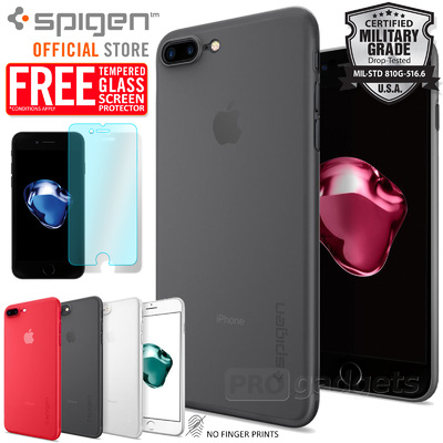 iPhone 7 Plus Case, Genuine SPIGEN Air Skin ULTRA-THIN Soft Cover for Apple