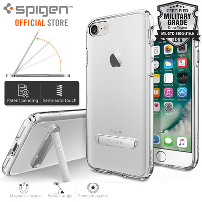 iPhone 7 Case, Genuine SPIGEN Ultra Hybrid S METAL KICKSTAND Cover for Apple