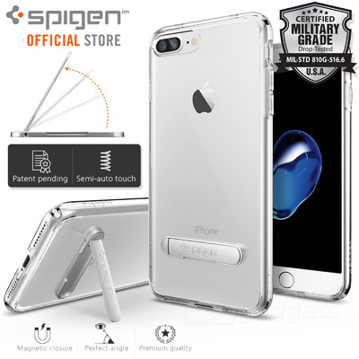 iPhone 7 Plus Case, Genuine SPIGEN Ultra Hybrid S METAL KICKSTAND Cover for Apple