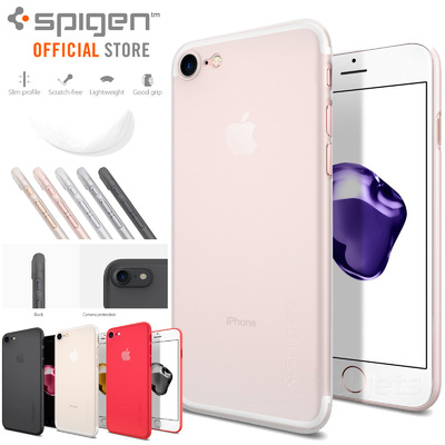 iPhone 7 Case, Genuine SPIGEN Air Skin ULTRA-THIN Soft Cover for Apple