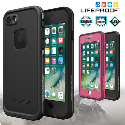 iPhone 7 Plus Case, Genuine Lifeproof FRE Dust Shock Waterproof Cover for Apple