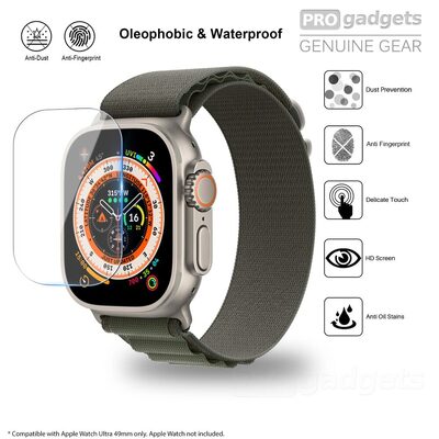 Full Cover Tempered Glass Screen Protector for Apple Watch Ultra 2/1 49mm