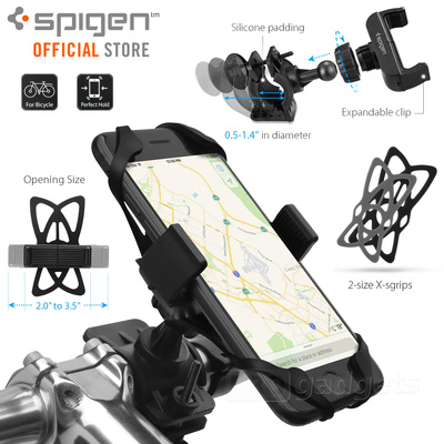 Bike Mount Phone Holder, Genuine Spigen A250 Bicycle Cradle for iPhone / Galaxy