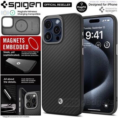SPIGEN Enzo Aramid MagFit MagSafe Compatible Case for iPhone 15 Pro