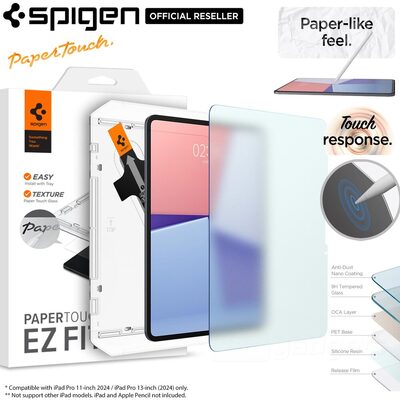 SPIGEN Paper Touch EZ Fit Flim Screen Protector for iPad Pro 13-inch M4 (2024)