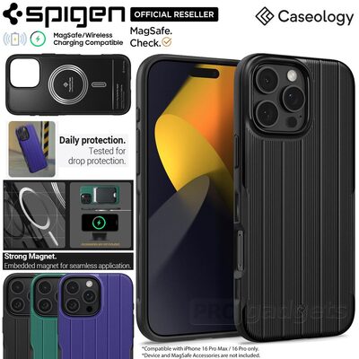 Caseology by SPIGEN Dual Grip Mag MagSafe Compatible for iPhone 16 Pro Case