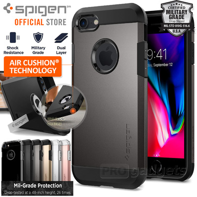 iPhone 8 Case, Genuine SPIGEN Heavy Duty Tough Armor Cover for Apple