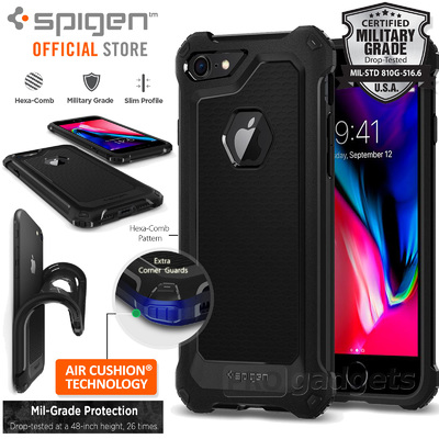iPhone 8 Case Genuine SPIGEN Rugged Armor Extra Air Cushion Soft Cover for Apple
