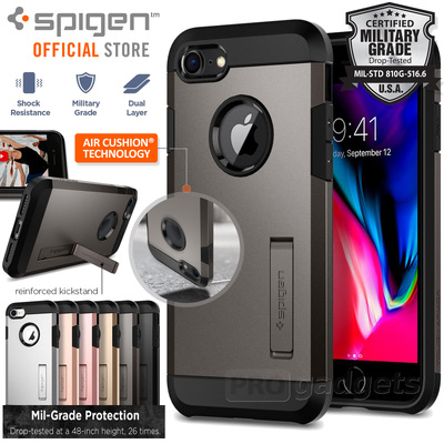 iPhone 8 Case, Genuine SPIGEN Heavy Duty Tough Armor 2 Hard Cover for Apple