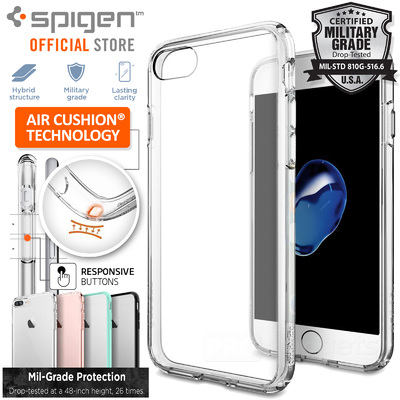 iPhone 8 Plus Case, Genuine SPIGEN Ultra Hybrid Bumper Hard Cover for Apple