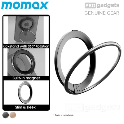 Momax Hoop Magnetic Ring Stand for MagSafe Case / Pixelsnap Case / iPhone MagSafe Series