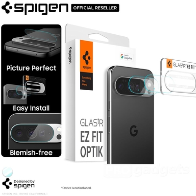 SPIGEN GLAS.tR EZ Fit Optik 2PCS Glass for Google Pixel 10 Pro XL Camera Lens Protector
