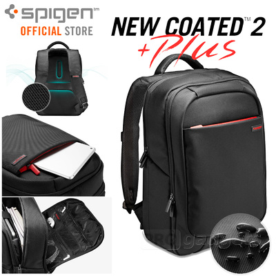 Genuine SPIGEN New Coated 2 Plus Water Resistant Backpack (fits up to 15 inch)